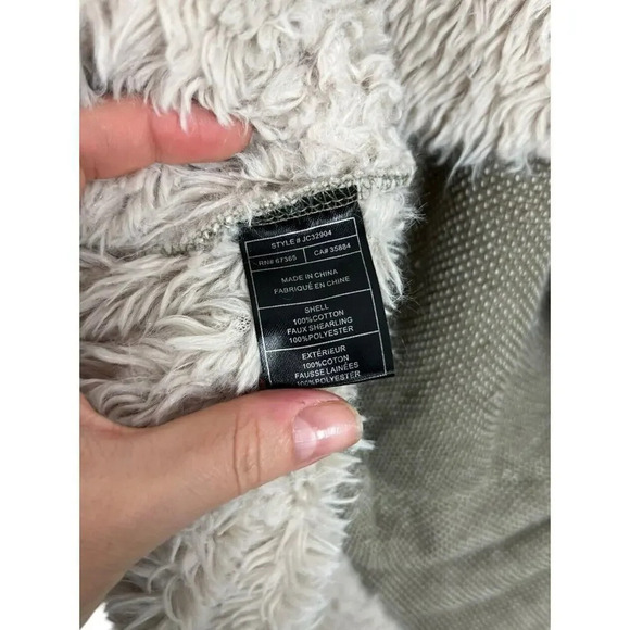 Jack By BB Dakota JC32904 Teddy Fuzzy Size Medium Tie Close Women’s - Picture 4 of 7